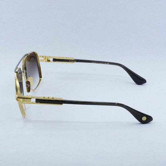Dita KUDRU DTS-436-A-01 Sunglasses Gold/Black Aviator Frame, Grey Lenses - Picture 7 of 13